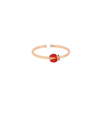 Anello Ladybug Avrvm con Coccinella - Piertullio Gioielli