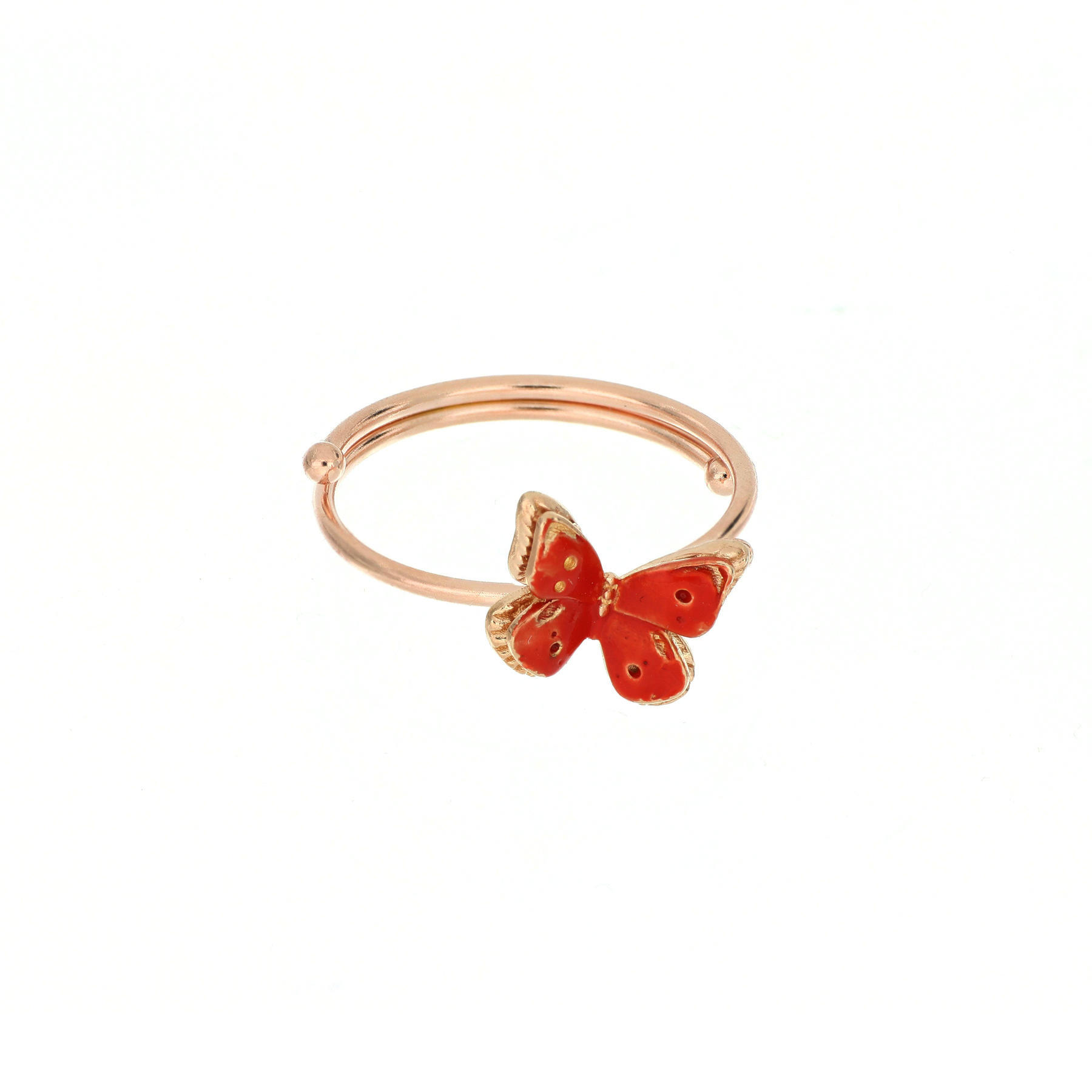Anello Farfalla Arancione - Piertullio Gioielli Anello Farfalla Arancione - Piertullio Gioielli