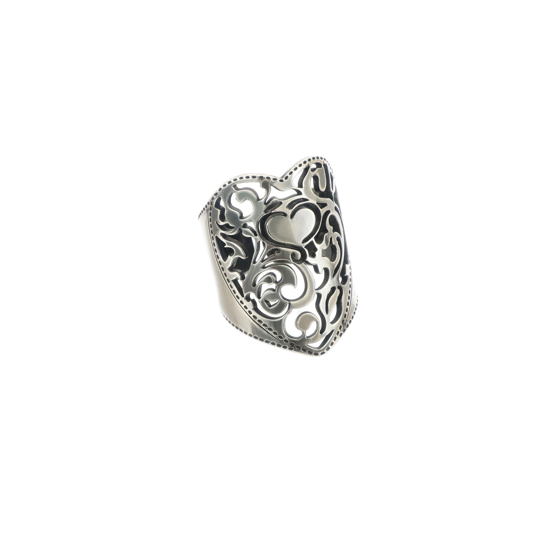 Anello Cuore Vittoriano Brunito - Piertullio Gioielli Anello Cuore Vittoriano Brunito - Piertullio Gioielli